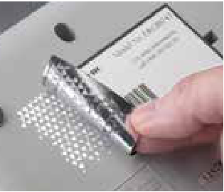 防伪标签揭除后显示VOID字样的应用照片